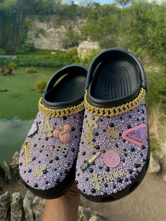 The Lux Charm Crocs